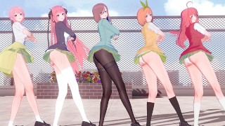 五等分绝美花嫁姐妹花！轮番狂野榨干肉棒，骚穴内射爆浆